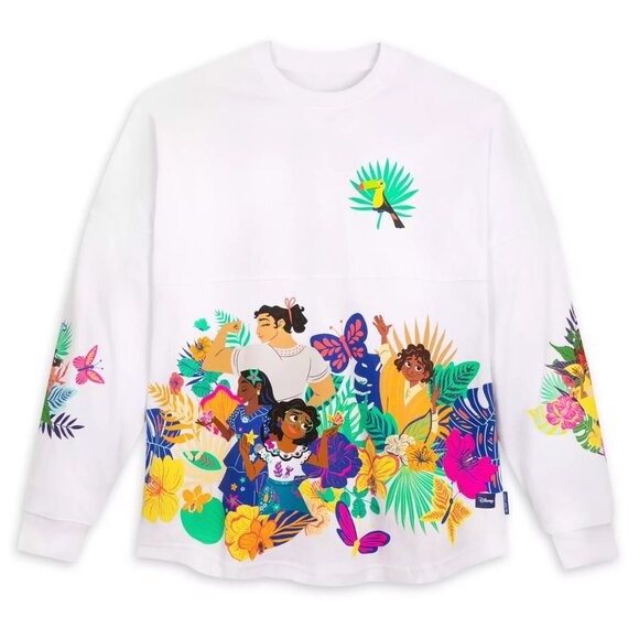 NEW Disney Encanto Spirit Jersey Time to Shine Graphic Unisex Top Plus 3XL White - Picture 2 of 16